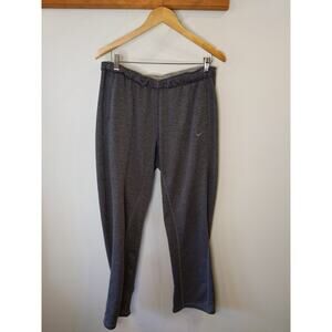 Nike Therma-Fit Gray Sweatpants Ankle Zip Women's Size L Athletic Pants